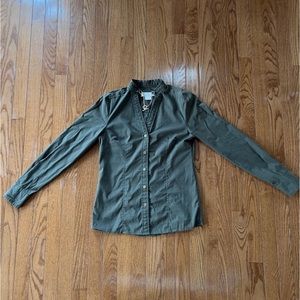 Olive Green Michael Kors Blouse